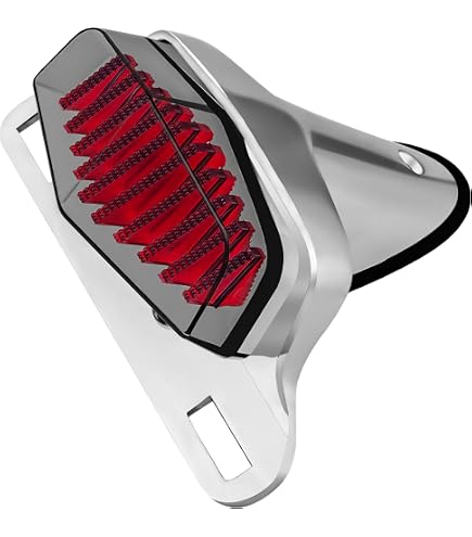 Amazon.com: Emgo Lucas-Style Taillight with Chrome Bracket 62